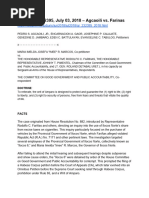 2. G.R. No. 232395, July 03, 2018 – Agcaoili vs. Farinas