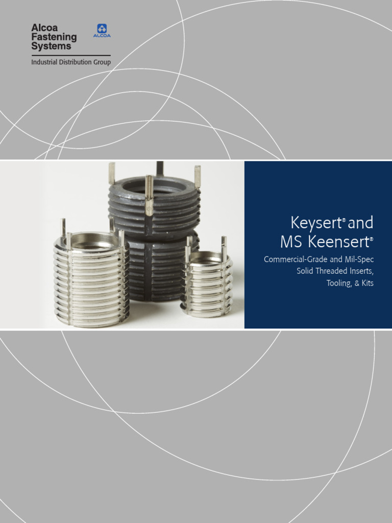 MS Keenserts and Keyserts Overview | PDF | Drill | Crafts