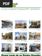 Brochure Franquicia Subway