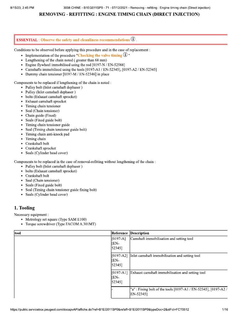 Timing Chain Installation Pdf