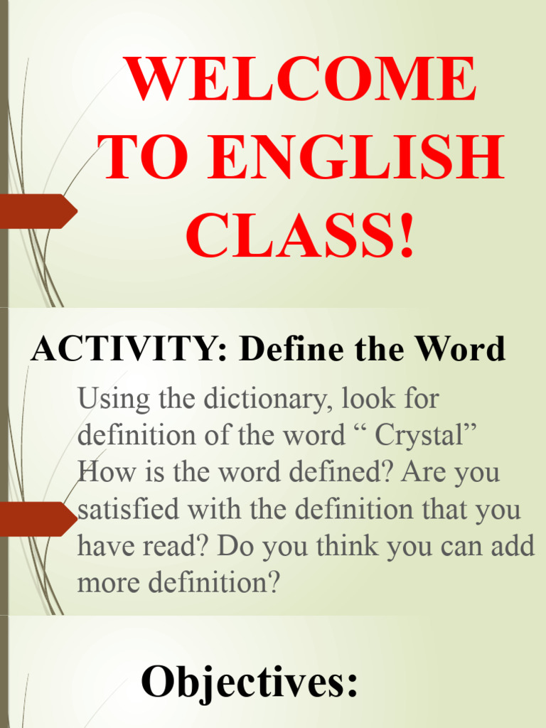 Expanding Definition PDF Definition Love