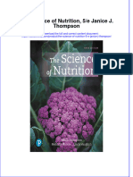 Ebook The Science of Nutrition 5 E Janice J Thompson Online PDF All Chapter