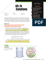 13.1 Compounds in Aqueous Solutions