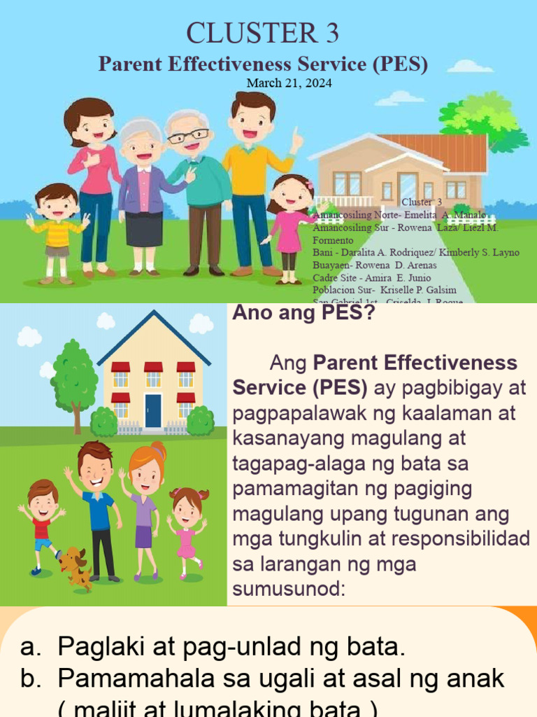 Cluster 3 PES Module 3 Carol Diaz | PDF