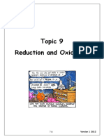 12 Topic 9 Reduction and Oxidation
