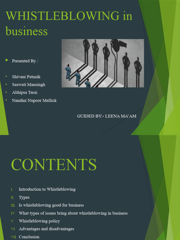 Understanding Whistleblowing in Business | PDF | Justice | Crime & Violence