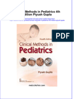 Full Ebook of Clinical Methods in Pediatrics 4Th Edition Piyush Gupta Online PDF All Chapter