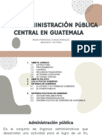 Administracion Publica y El Estado de Guatemala