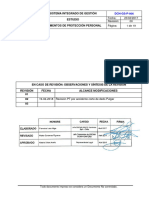 DCH-GS-P-006 Estudio de Elementos de Protección Personal