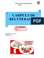 CARPETA DE RECUPERACIÓN DE 3ERO DPCC Excelente