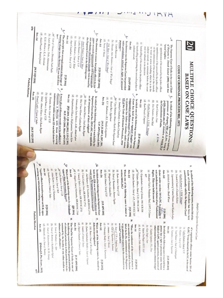 Multiple Choice Questions | PDF