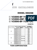 TCM - Parts Catalogue - Engine Kubota V3300 - PE-V3300-BF-TCM-1C - 83 pages