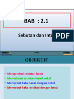 Bka Bab 2.1 Sebutan Bahasa Melayu