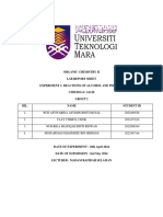 CHM301 Lab Report Alcohol