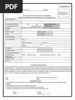 Kyc Annexure A': State Bank of India Branch Please Affix Your Photograph Here