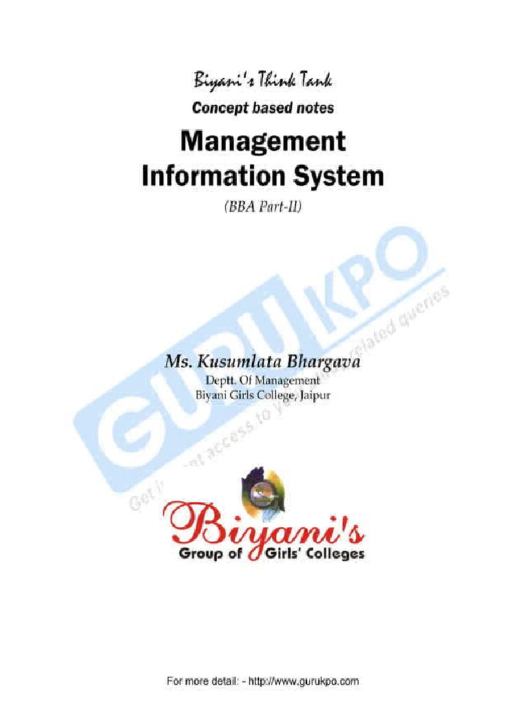 MIS1 | PDF