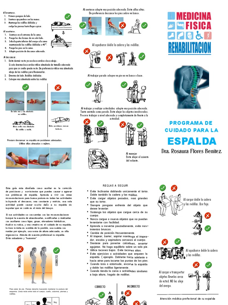 Cuidado y Higiene de la Columna | PDF | Sistema musculoesquelético ...