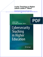 Full Ebook of Cybersecurity Teaching in Higher Education Leslie F Sikos Online PDF All Chapter
