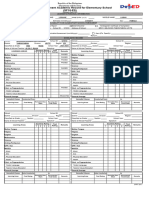 SF10 Elementary School Record | PDF | Cognition | Behavior Modification