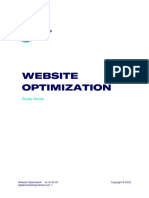DMIPRO9 08 WebOptimization StudyNotes