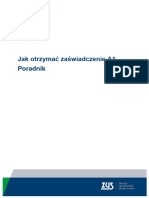 Jak otrzymać zaświadczenie A1 2020