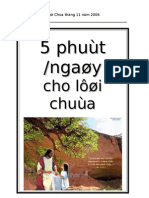 5 Phút/ngày Tháng 11 Năm 2006