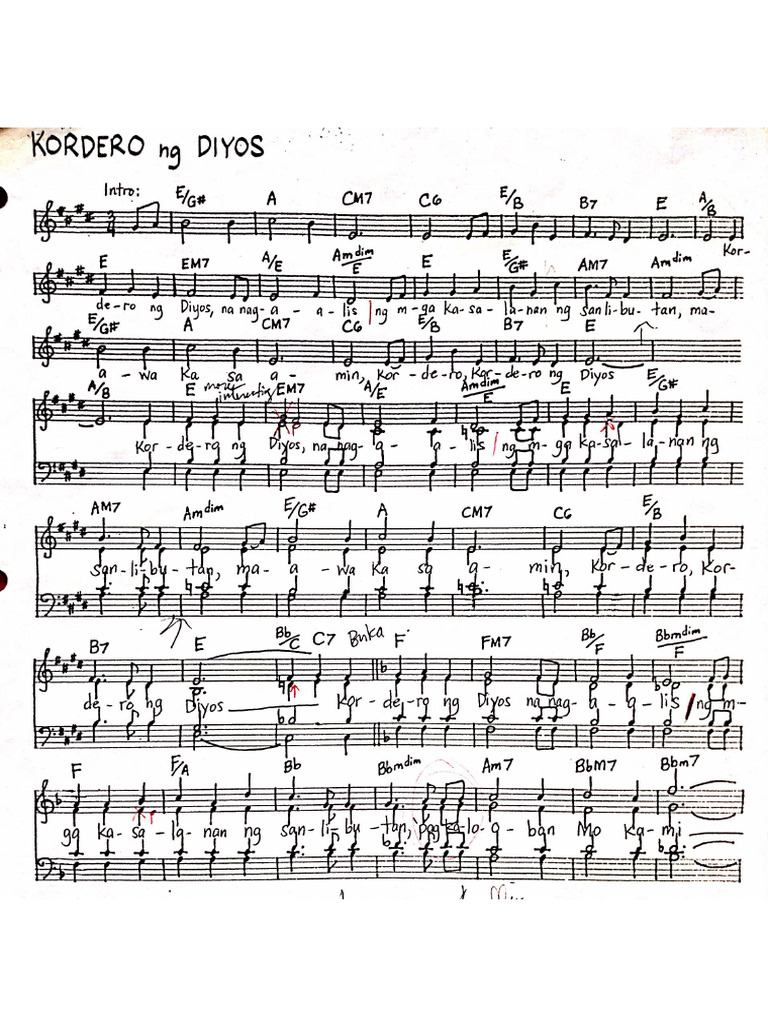Kordero NG Diyos - Pardo | PDF