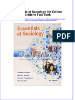 Full Essentials of Sociology 6Th Edition Giddens Test Bank Online PDF All Chapter