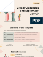 Global Citizenship and Diplomacy - German - 11th Grade by Slidesgo