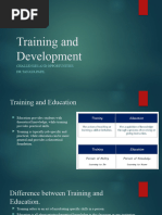 Training and Development-Basics