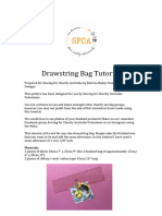Drawstring Bag Tutorial