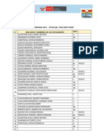 PRENÓMINA DEL 3 ERO A DE SECUNDARIA 2024