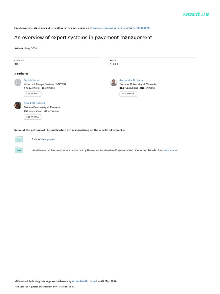 Overview Of Expert Systems