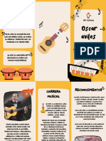 Folleto Tríptico Proyecto de Música Infantil Ilustrado Orgánico Amarillo y Rojo (2)
