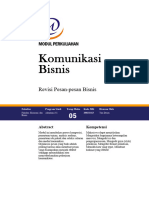 Modul 05 Revisi Pesan-Pesan Bisnis