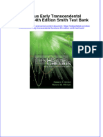 Full Calculus Early Transcendental Functions 4Th Edition Smith Test Bank Online PDF All Chapter