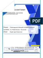 TES SONDIR PEMBANGUNAN GEDUNG RS. KORPRI SAMARINDA