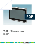 TP 6000 HMI For Machine Control: User Manual