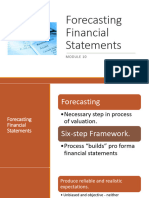 10.1 Module10 - Forecasting Financial Statements