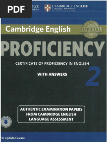 Cambridge English Proficiency CPE 2 For