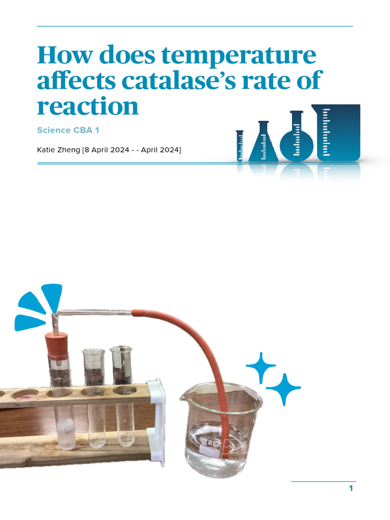 Open Science CBA 1 | PDF | Catalase | Enzyme