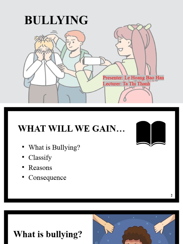 Understanding Bullying: Types and Effects | PDF