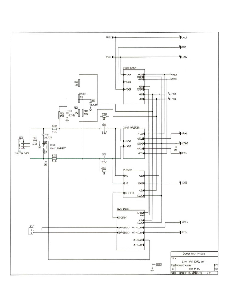 S100 Input Board Left | PDF