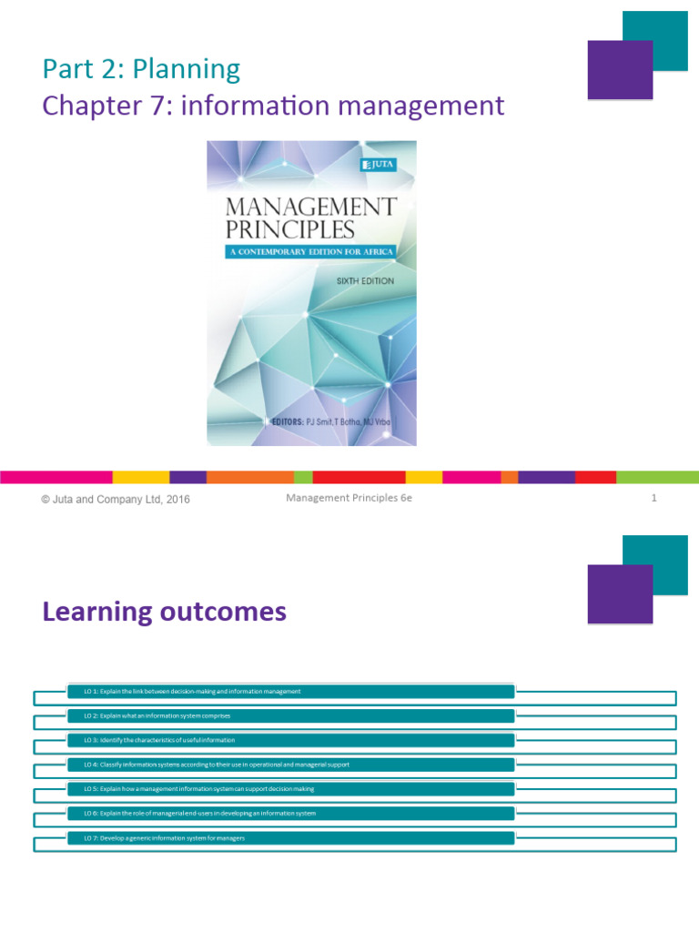 Information Management in Decision Making | PDF | Information | System