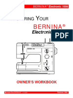 Bernina 1008 Workbook