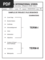 Computer Project Front Page | PDF
