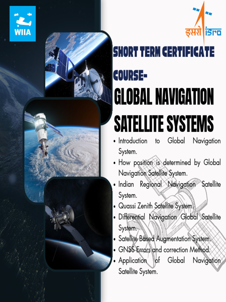 Global Navigation Satellite Systems Course Pdf Science