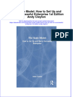 The Scale Model How To Set Up and Run A Successful Enterprise 1St Edition Andy Clayton Online Ebook Texxtbook Full Chapter PDF