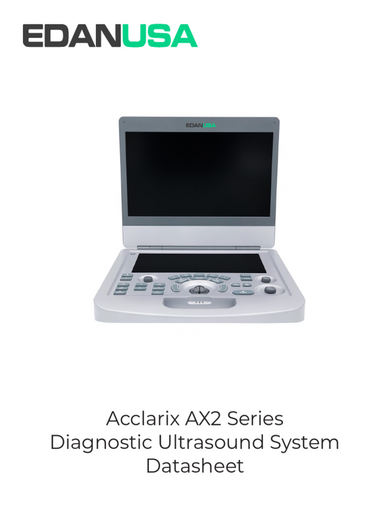 Acclarix AX2 Ultrasound System Overview | PDF | Medical Ultrasound | Vein