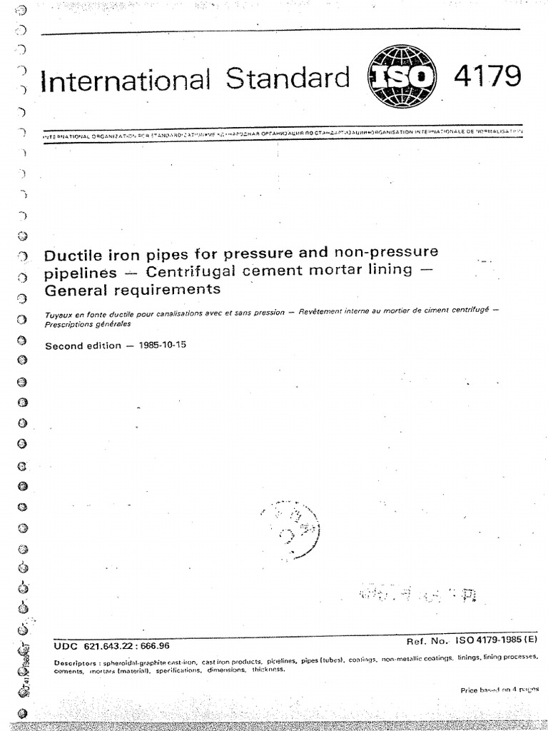 Iso 4179 | PDF